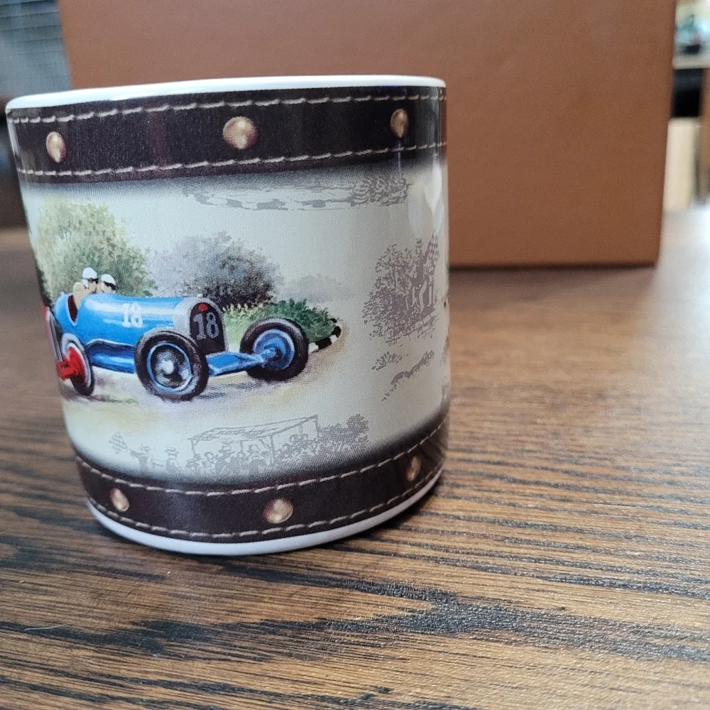 2005 Burton & Burton Collectible Porcelain Coffee Cup Mug Open Road Antique NEW